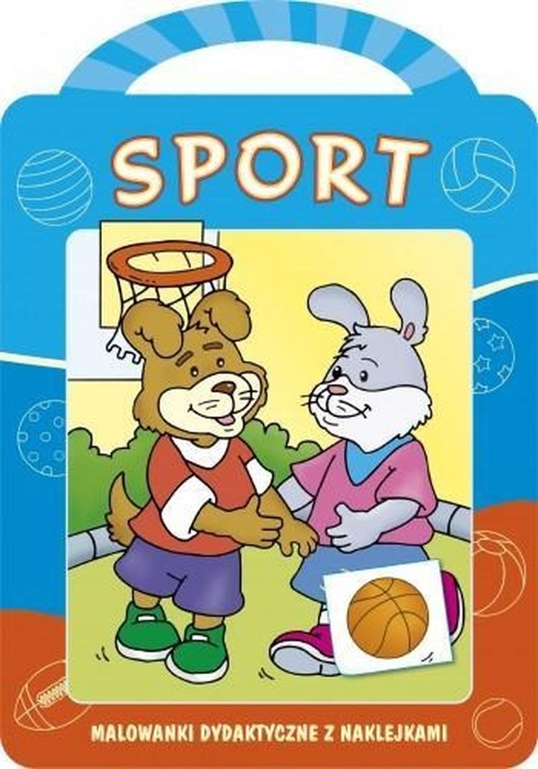 Sport. Malowanki dydaktyczne z naklejkami