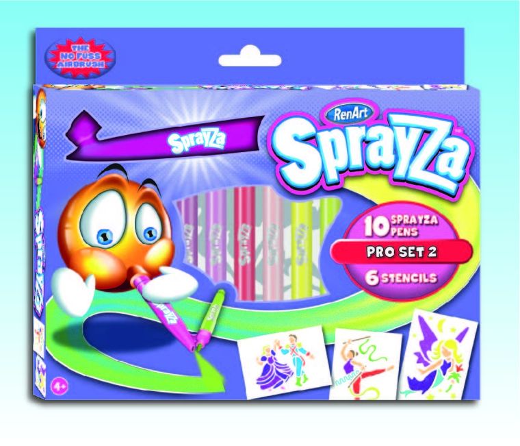 SprayZa, Dmuchane flamastry, zestaw kreatywny