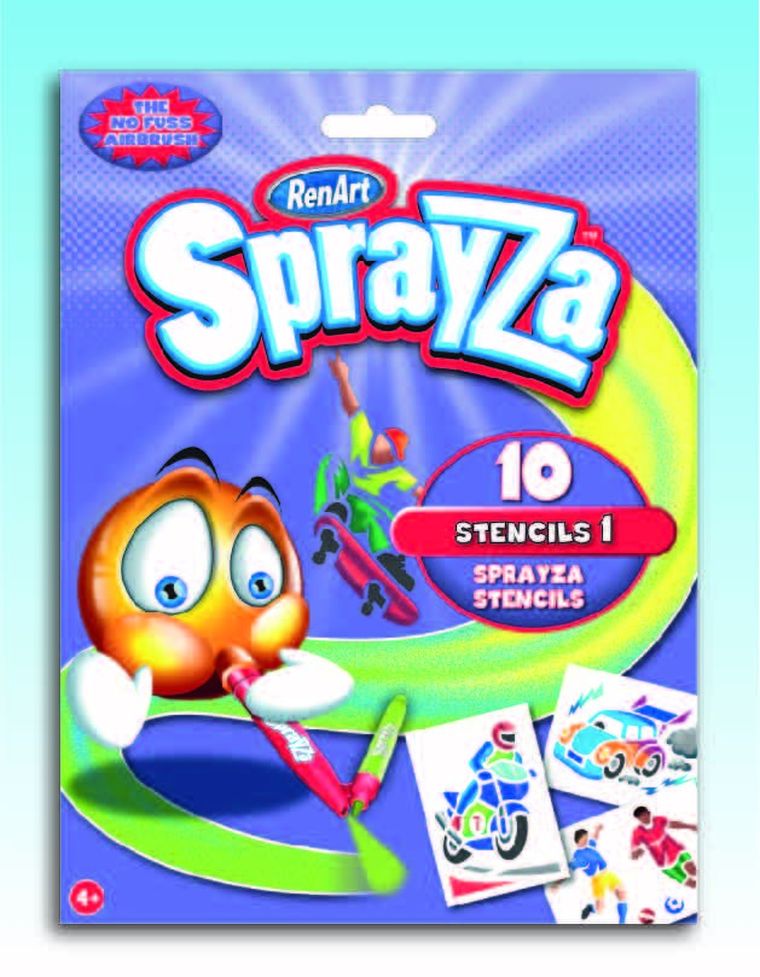 SprayZa, Szablony, zestaw artystyczny