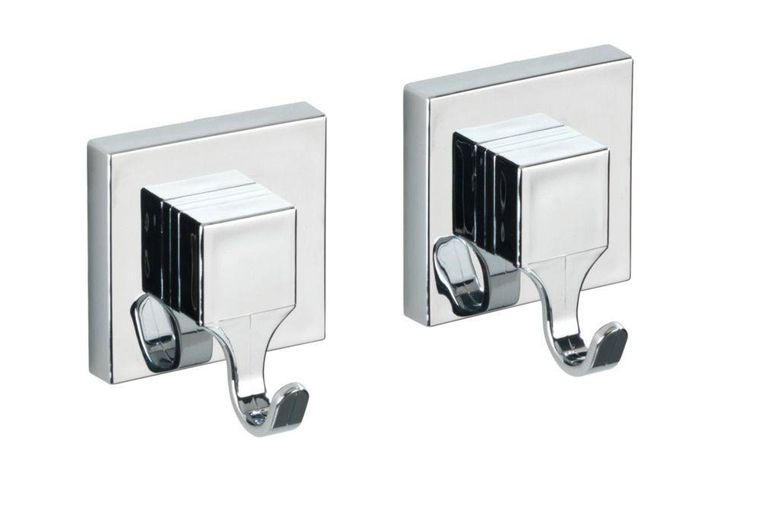 Square Vacuum-Loc, wieszaki łazienkowe, 2 szt.