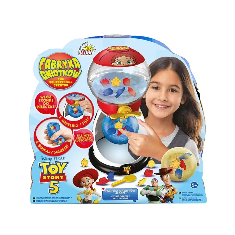 Squeez Ball, Toy Story 5, Fabryka Gniotków, zestaw kreatywny
