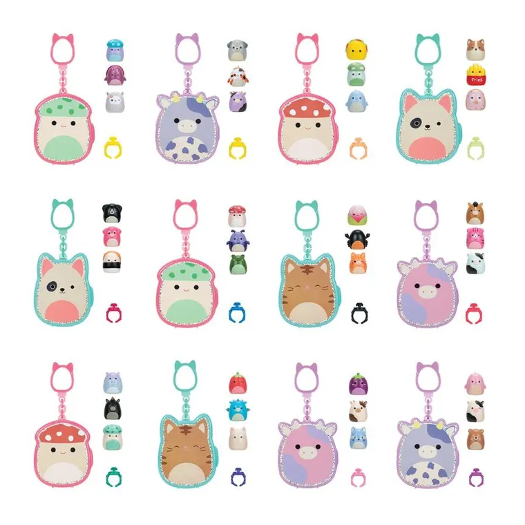 Squish-a-longs, brelok z figurkami