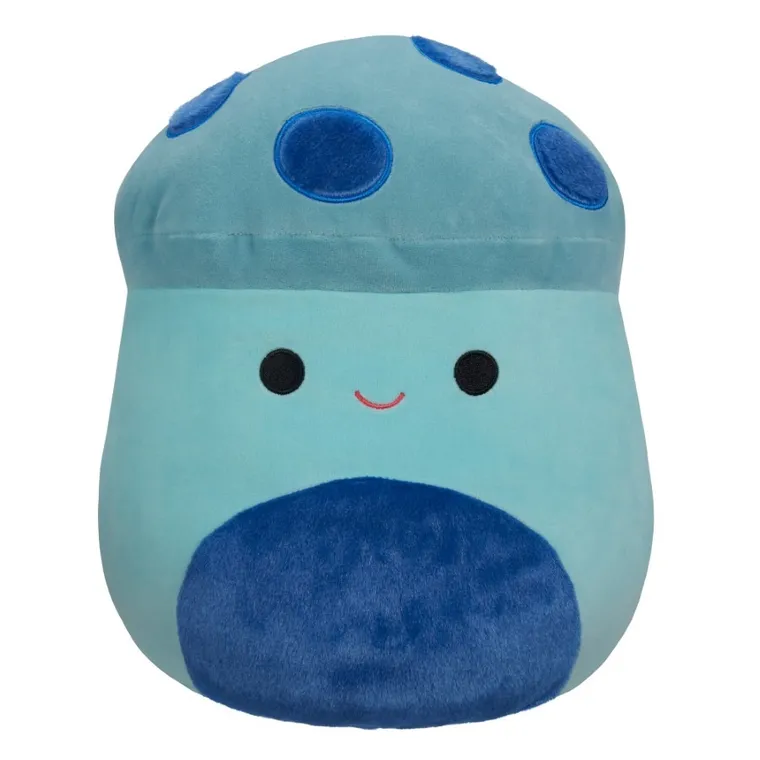 Squishmallows, Ankur, Teal Mushroom, niebieski grzybek, maskotka, 30 cm