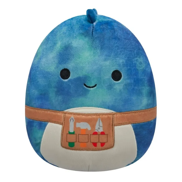 Squishmallows, Damien, niebieski dinozaur, maskotka, 19 cm