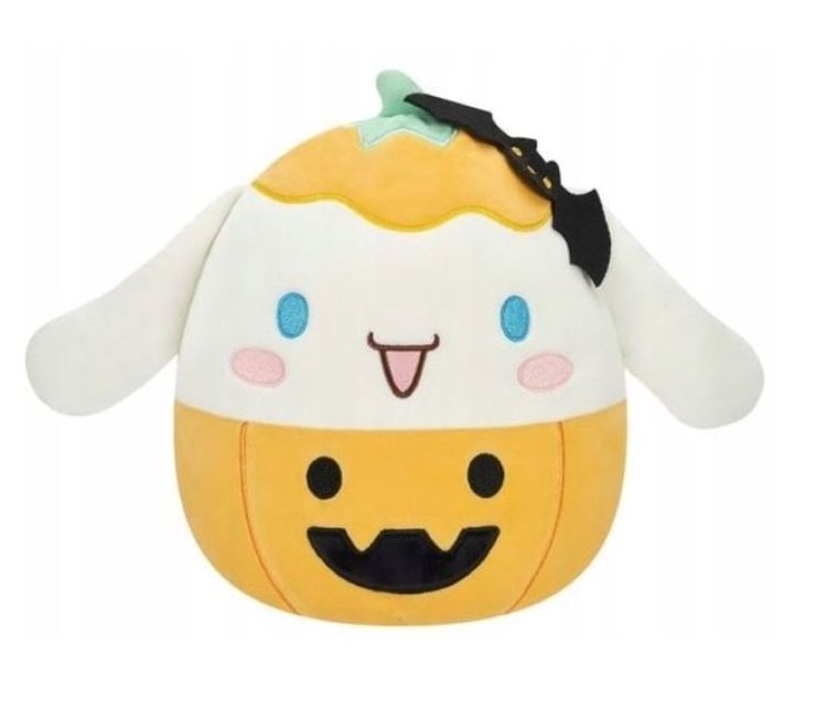 Squishmallows, Hello Kitty, Sanrio Halloween, Cinnamoroll Pumpkin, maskotka, 20 cm