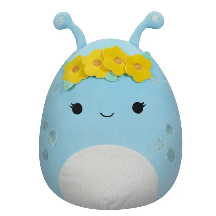 Squishmallows, Natnat, Pastel Blue Alien, niebieski ufoludek, maskotka, 30 cm