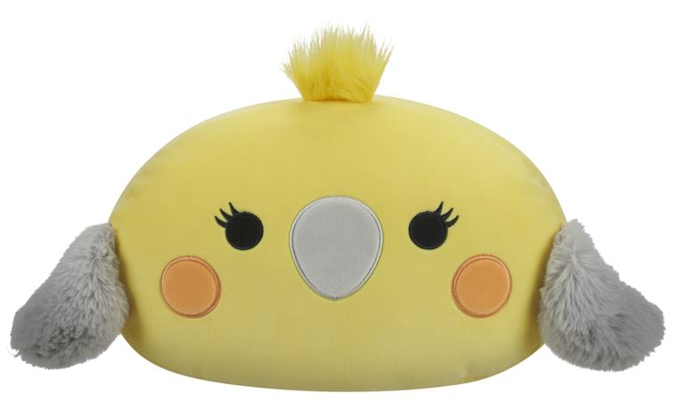Squishmallows, Stackables, Charlize Yellow Cockatiel, papużka, maskotka, 30 cm