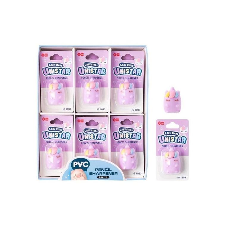 Squishy, temperówka i gumka do ścierania, Jednorożec