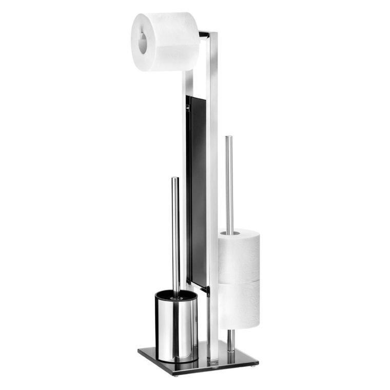 Sstojak i uchwyt na papier toaletowy, szczotka do toalety, Rivalta