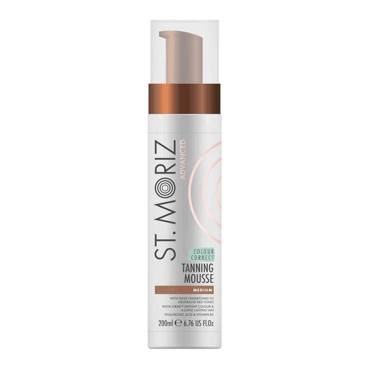 St. Moriz, advanced, pianka samoopalająca korygująca kolor, medium, 200 ml