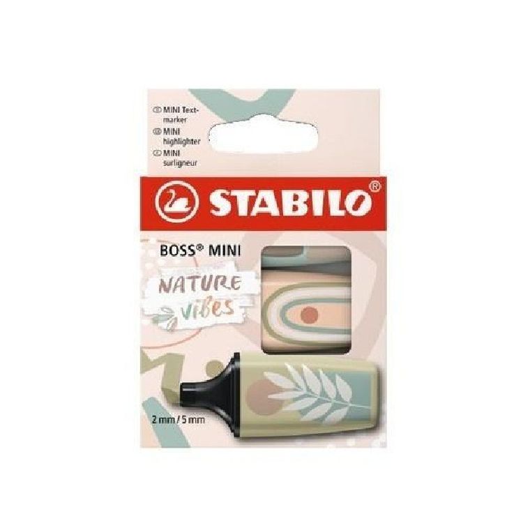 Stabilo, Boss Mini, Nature Vibes, zakreślacze, 3 szt.