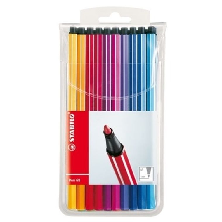 Stabilo, Pen 68, zestaw pisaków, 20 kolorów