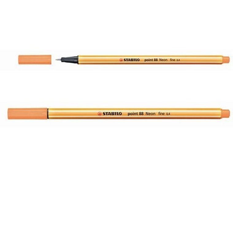 Stabilo, Point 88, cienkopis, neonowy pomarańczowy