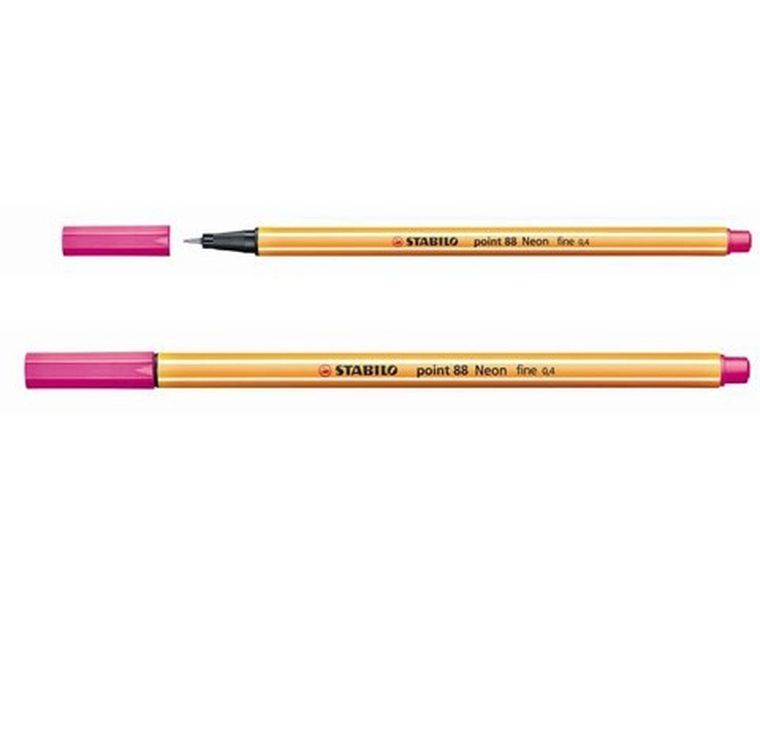 Stabilo, Point 88, cienkopis, neonowy różowy