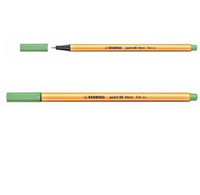 Stabilo, Point 88, cienkopis, neonowy zielony