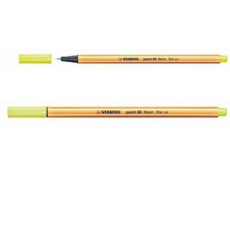 Stabilo, Point 88, cienkopis, neonowy żółty