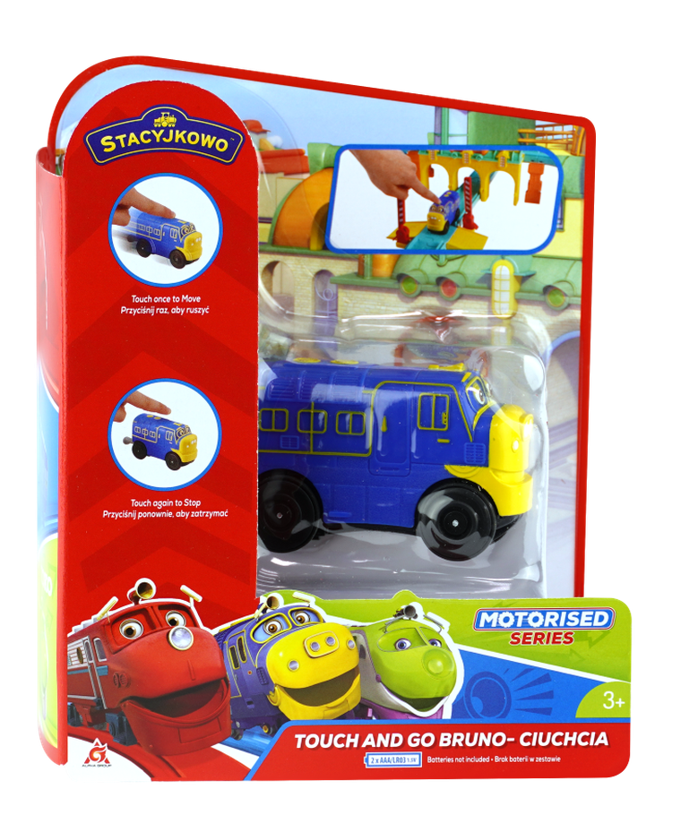 Stacyjkowo, Touch&Go, Bruno, lokomotywa