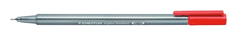 Staedtler, cienkopis, triplus, czerwony purpurowy, 0.3 mm