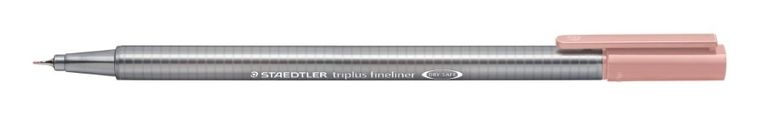 Staedtler, cienkopis trójkątny, Triplus, antyczny róż, 0,3 mm
