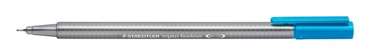 Staedtler, cienkopis trójkątny, triplus, błękitny, 0.3 mm