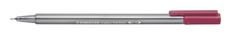 Staedtler, cienkopis trójkątny, triplus, czerwony toskański, 0.3 mm