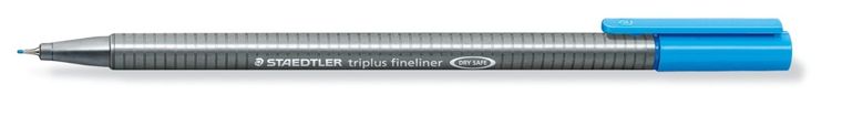Staedtler, cienkopis trójkątny, triplus, jasnoniebieski, 0.3 mm