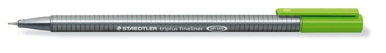 Staedtler, cienkopis trójkątny, triplus, jasnozielony, 0.3 mm