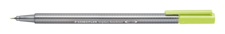 Staedtler, cienkopis trójkątny, triplus, seledynowy, 0.3 mm