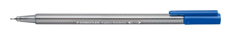 Staedtler, cienkopis trójkątny, triplus, śliwkowy, 0.3 mm