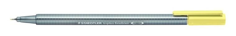 Staedtler, cienkopis trójkątny, Triplus, waniliowy, 0,3 mm