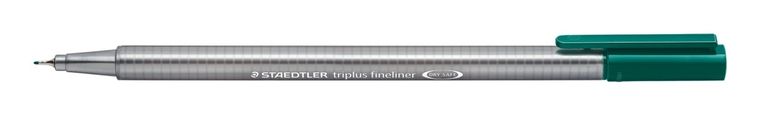 Staedtler, cienkopis trójkątny, triplus, zieleń morska, 0.3 mm