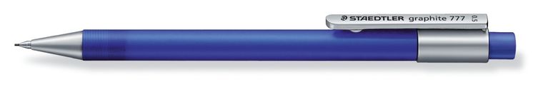 Staedtler, Graphite, ołówek automatyczny, niebiesko-srebrny, B, 0.5 mm