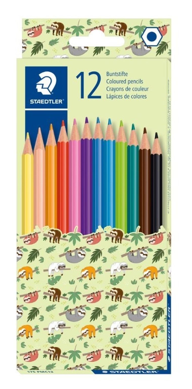 Staedtler, kredki sześciokątne, Pattern Mix, 12 kolorów