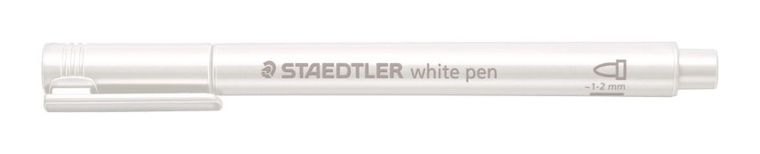 Staedtler, marker metaliczny M, biały, okrągła końcówka