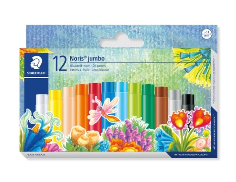 Staedtler, Noris Club jumbo, pastele olejne, 24 kolorów