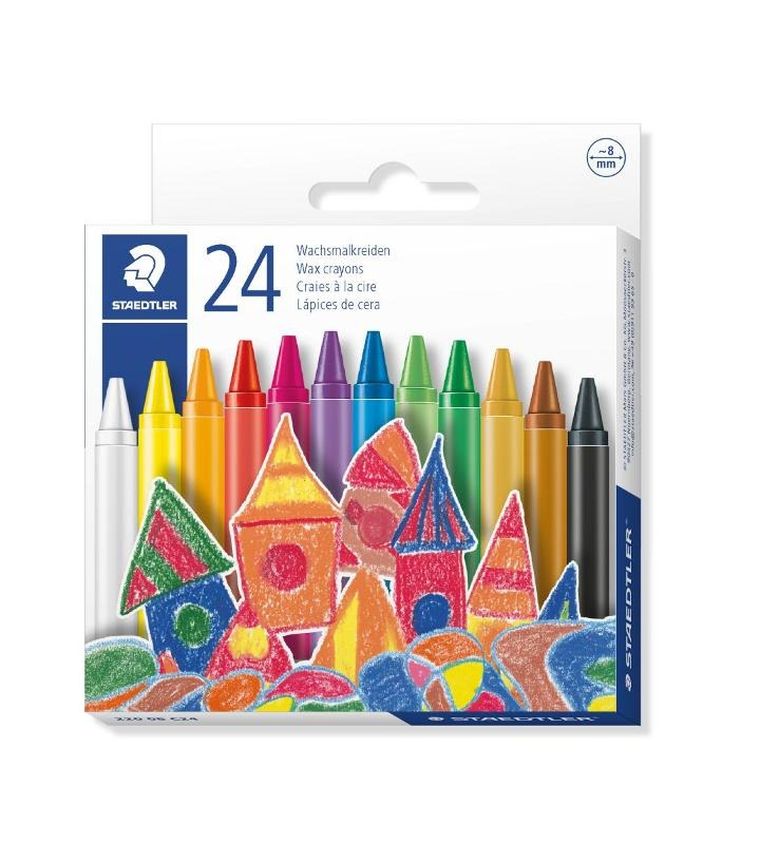 Staedtler, Noris, kredki woskowe, 24 kolory