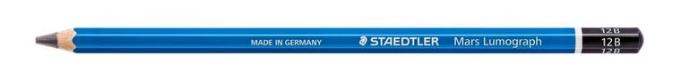 Staedtler, ołówek sześciokątny, Mars Lumograph, 12B