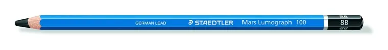 Staedtler, ołówek sześciokątny, Mars Lumograph, 8B