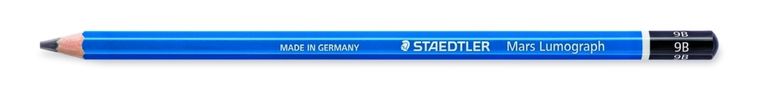 Staedtler, ołówek sześciokątny, Mars Lumograph, 9B