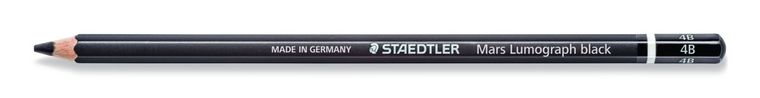 Staedtler, ołówek sześciokątny, Mars Lumograph black, 4B