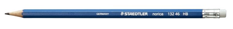 Staedtler, ołówek sześciokątny, Norica, HB, z gumką