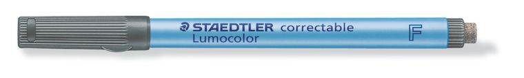 Staedtler, pisak usuwalny, Lumocolor, czarny, F