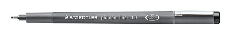Staedtler, pisak z atramentem pigmentowym, czarny, 1.0 mm