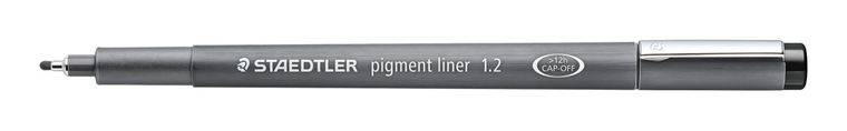 Staedtler, pisak z atramentem pigmentowym, czarny, 1.2 mm