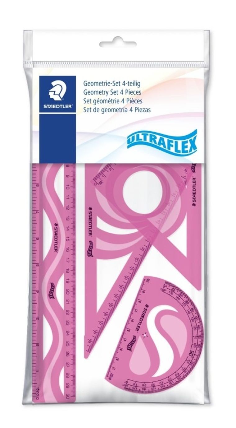 Staedtler, przybory do geometrii, Ultraflex, 4 szt.
