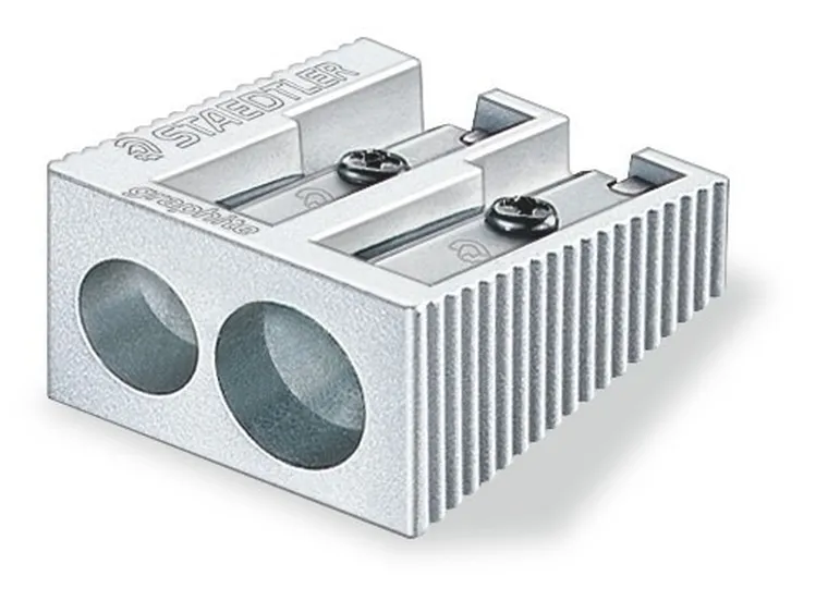 Staedtler, temperówka metalowa, podwójna