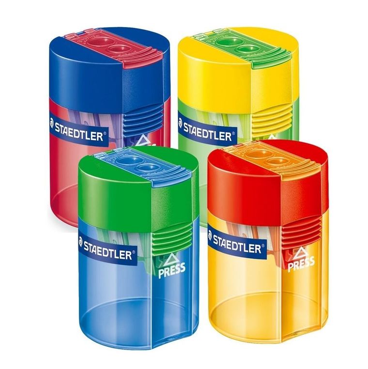 Staedtler, temperówka podwójna z pojemnikiem