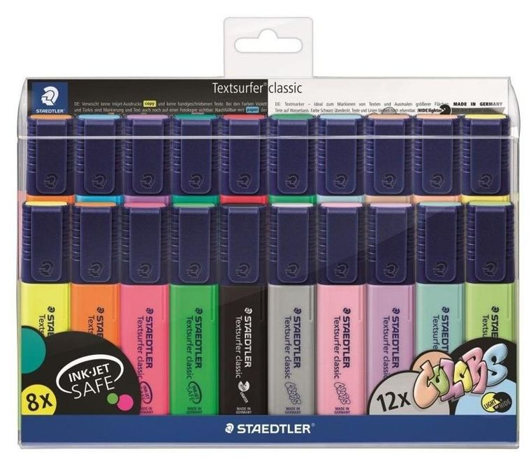 Staedtler, Textsurfer Classic, zakreślacze, 20 kolorów