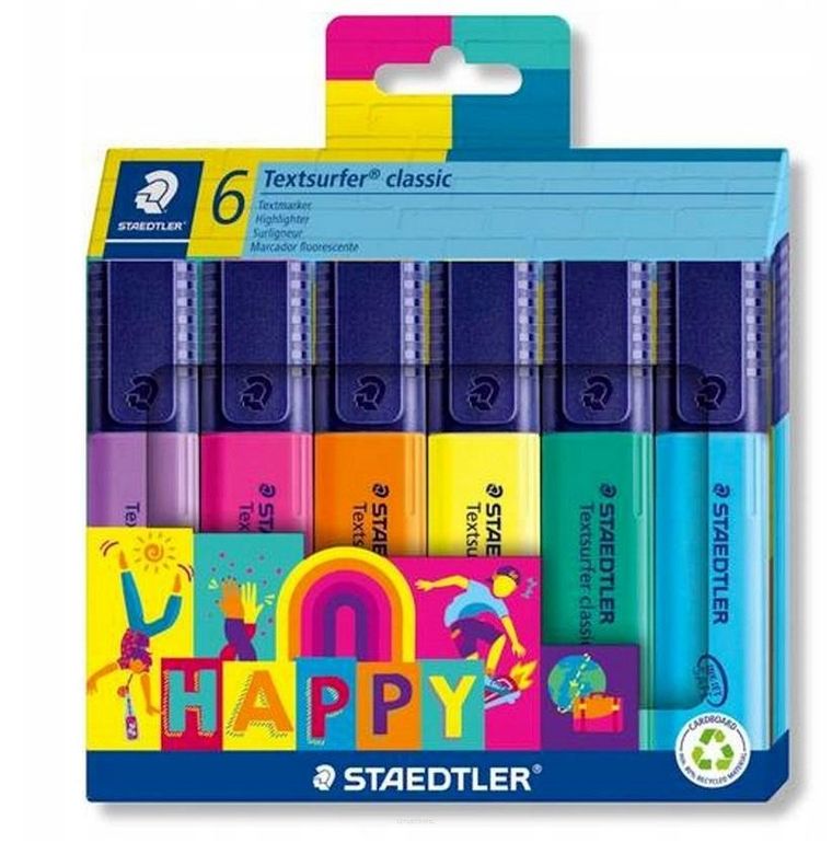 Staedtler, Textsurfer Happy, zakreślacz, 6 kolorów