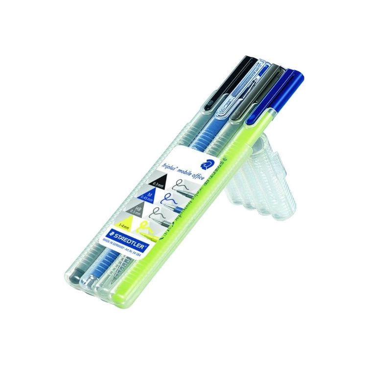 Staedtler, zestaw do pisania, Triplus Mobile Office, w etui, 4 szt.